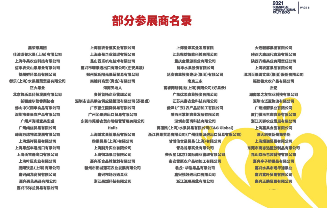 2021年上海國際水果展